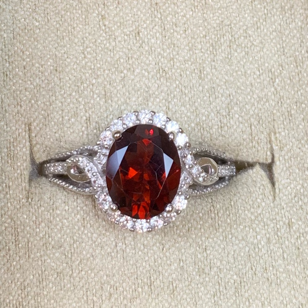 ♥️Genuine Red Citrine Ring♥️